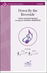 Down by the Riverside Two-Part choral sheet music cover Thumbnail